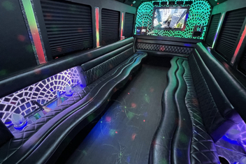 Atlanta Limo Bus Interior