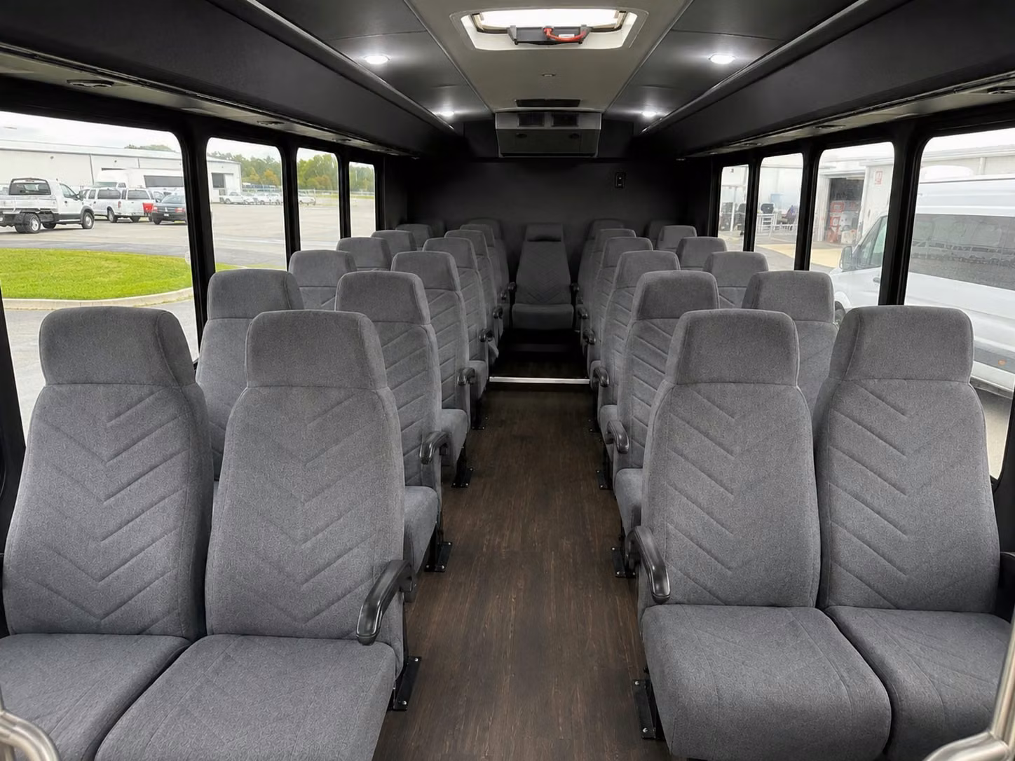 18 passenger minibus inside