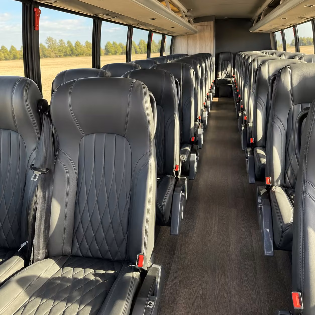 25 passenger minibus inside