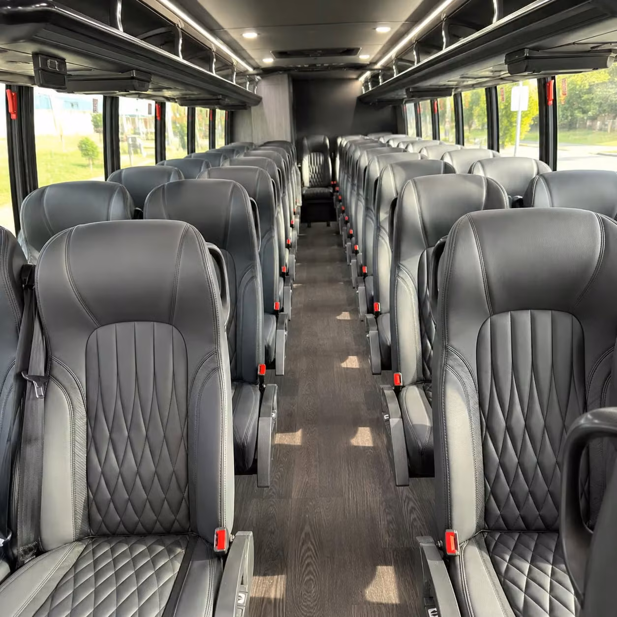 28 passenger minibus inside
