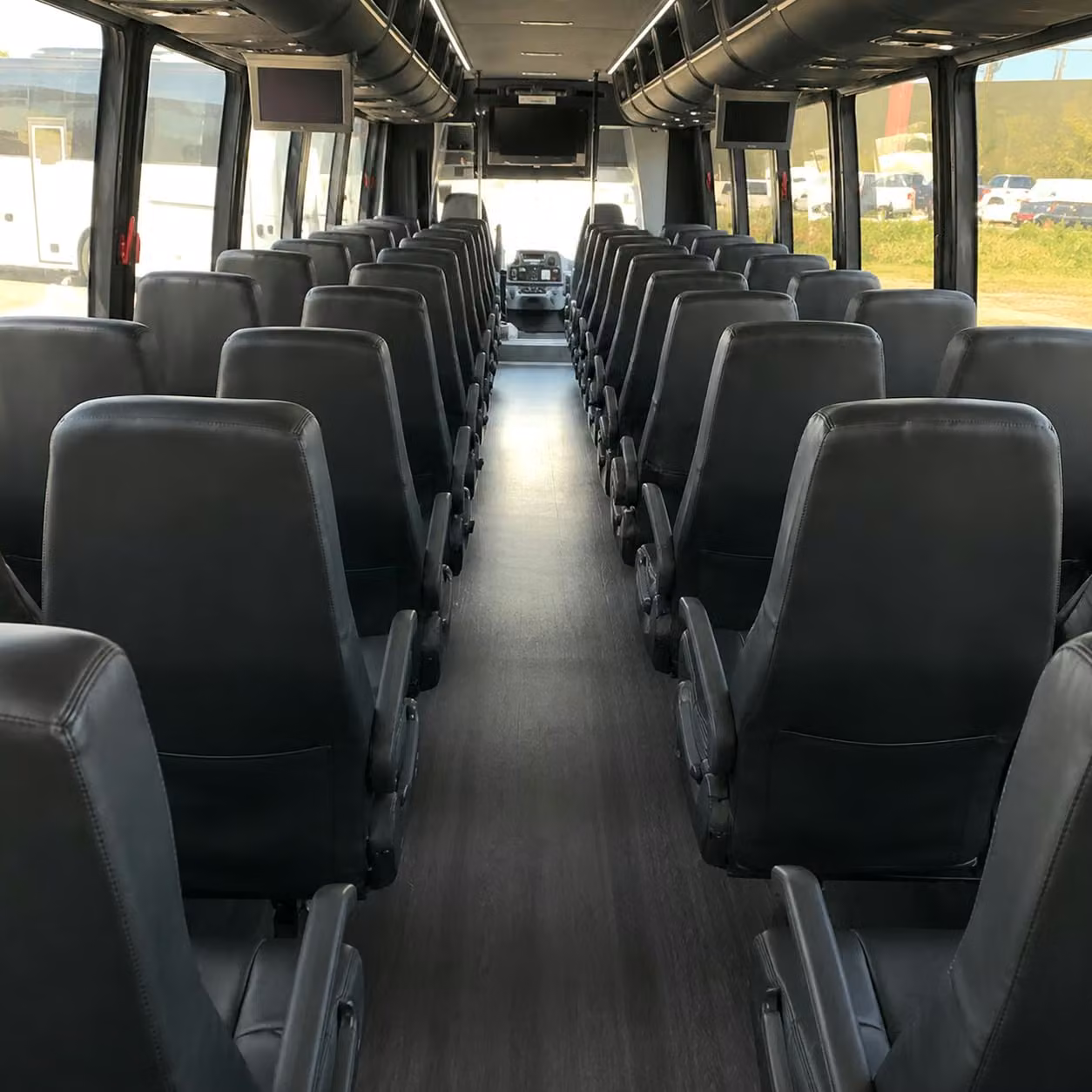 30 passenger minibus inside