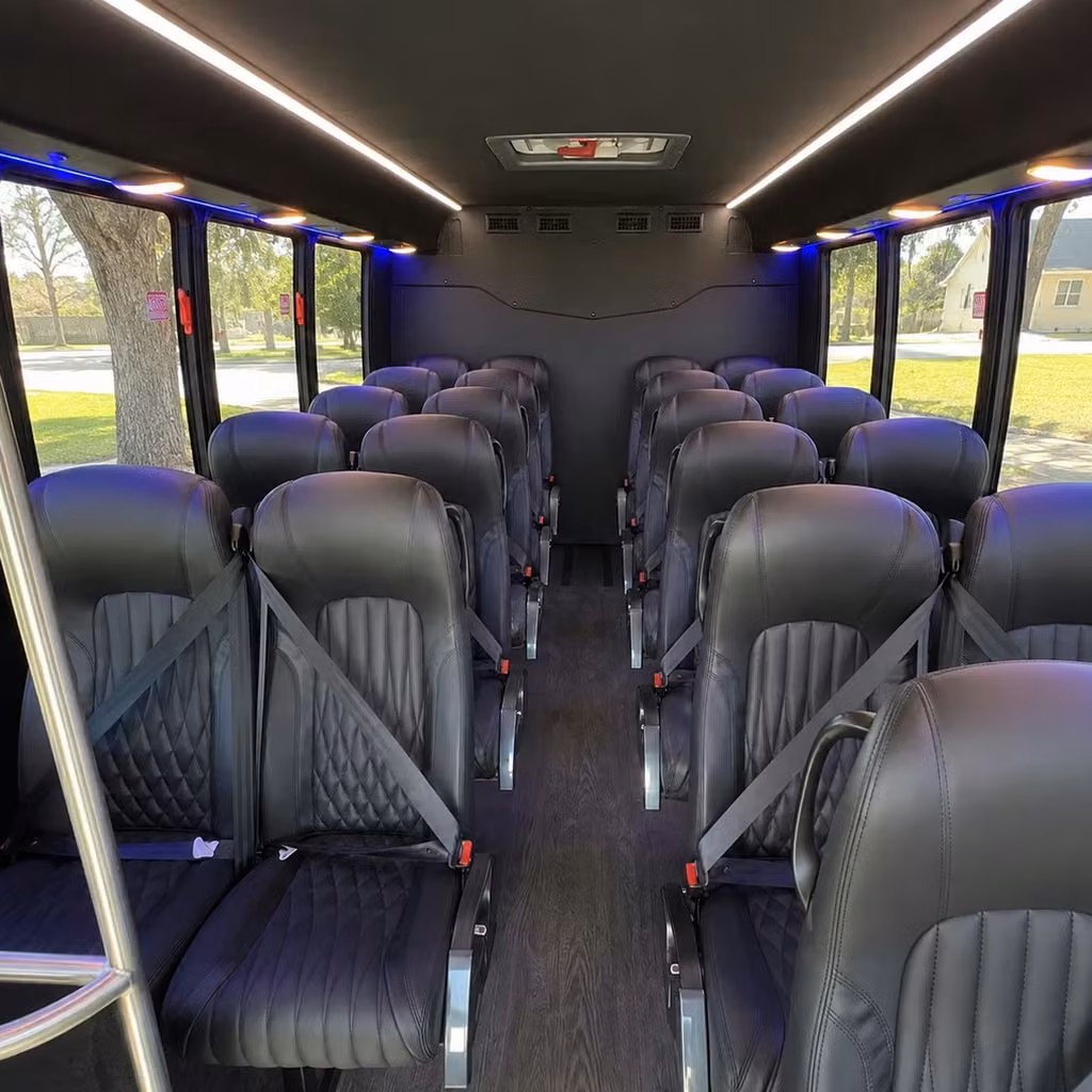 35 passenger minibus interior