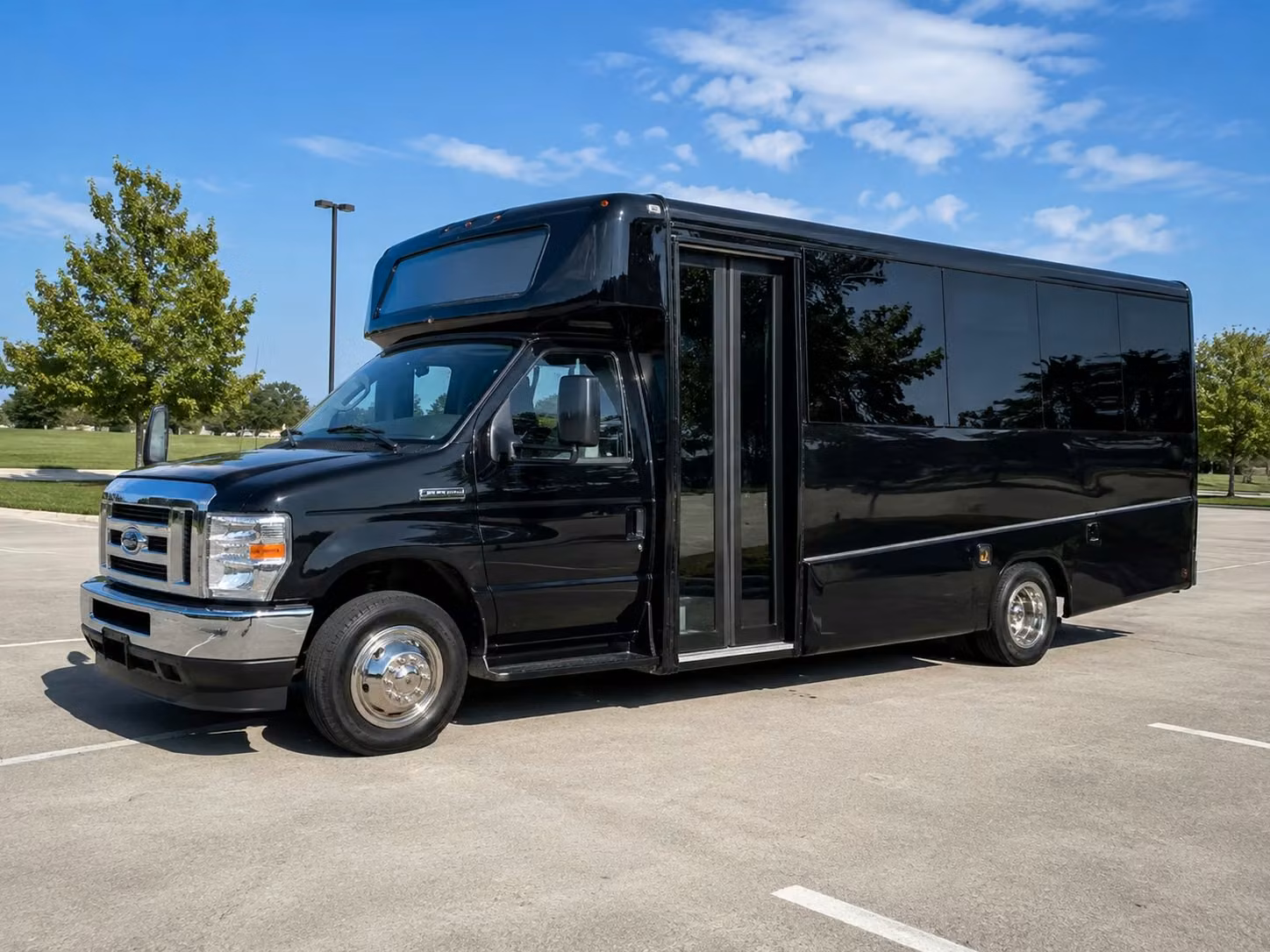 minibuses for smaller prom groups heading out in atlanta