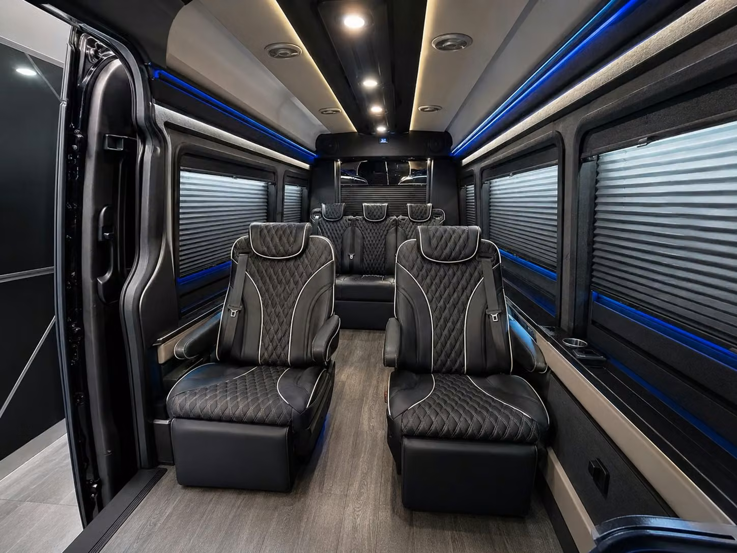 rather than splitting your group into rideshares book one bus for everyone